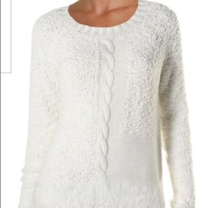 Sanctuary women’s knit crewneck pull over sweater